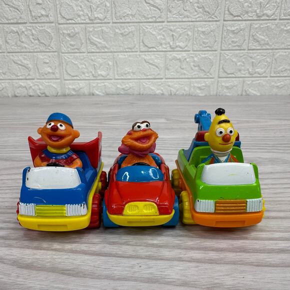 Tyco PreSchool Toys Set of 5 Sesame Street Characters Die Cast Cars Vintage 90s - Picture 11 of 13